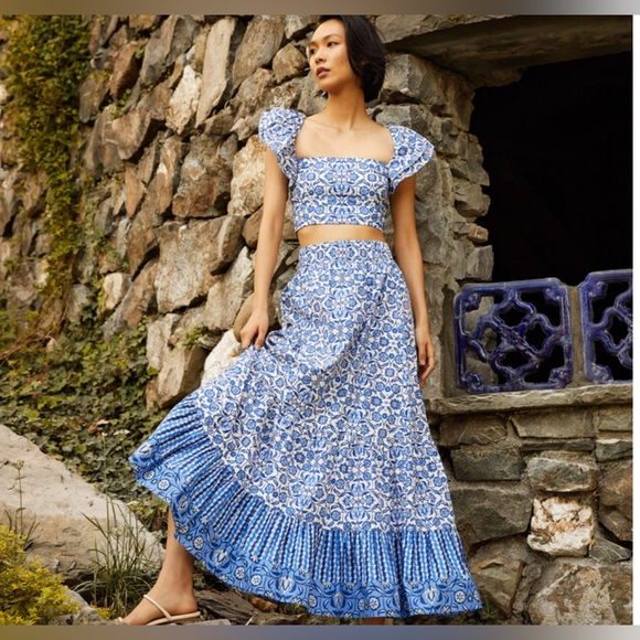 Cara Cara Blue & White “Chase” Skirt XS - Picture 9 of 10